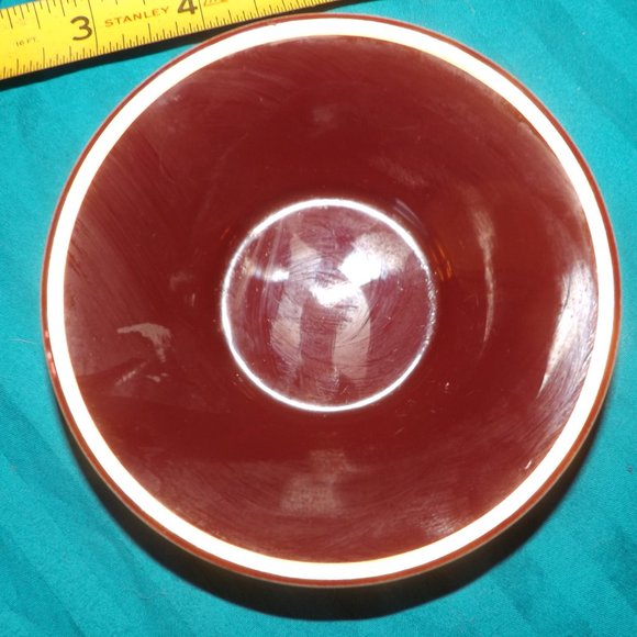 Vintage Mayer China Demitassi, Espresso, tea cup & saucer set 157, 457 maroon - Picture 5 of 5